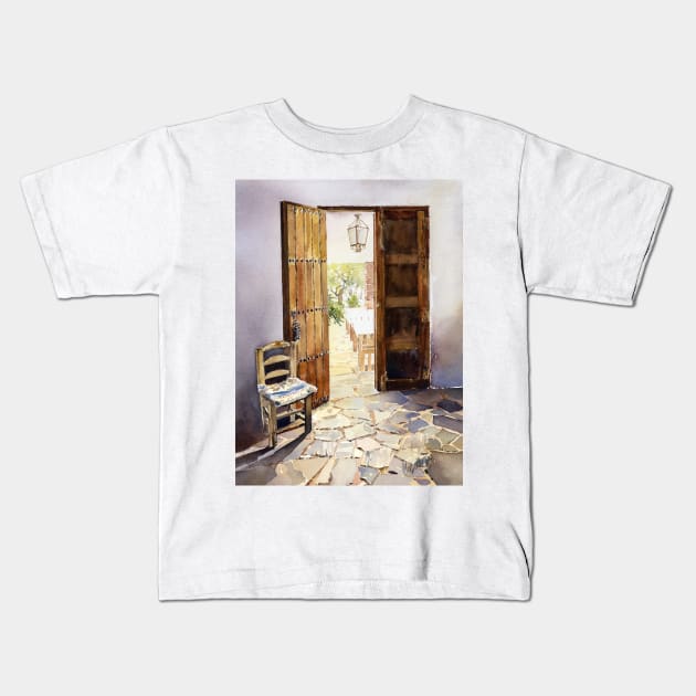 La Puerta - Cortijo El Cura Kids T-Shirt by margaretmerry